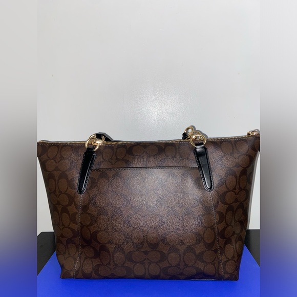 Brand New Vintage Coach Signature Ava Tote Brown Bag - Picture 3 of 8